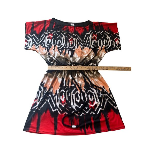 💖J.F.W Women's Aztec Print Dress Size L - Picture 7 of 7